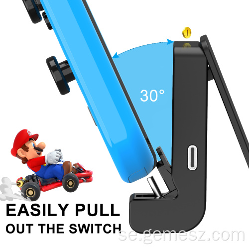 Multi-vinkeljusterbar Nintendo Switch laddningsstativdocka